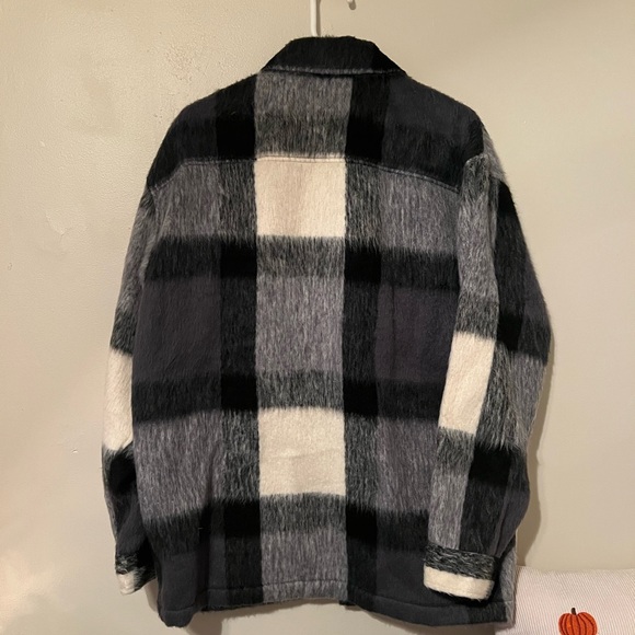 Men’s H&M Shaggy Over Shirt / Jacket (Size Medium) - Picture 3 of 5